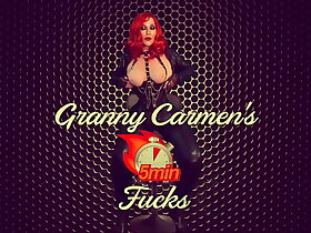 Matured granny Carmen gets hardcore take this throwback sheet